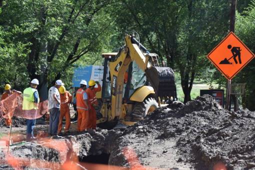 En Punilla Sur avanza la obra de acueducto